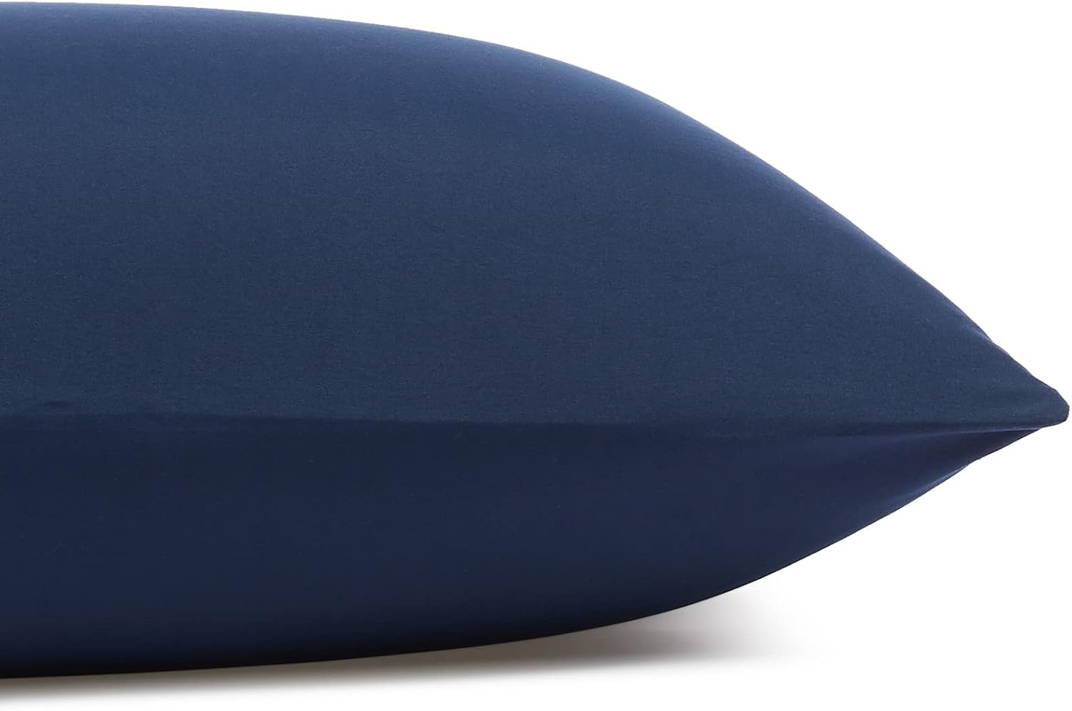 Amazon Basics Leichtes, superweiches, pflegeleichtes, knitterfreies 3-teiliges Bettwäsche-Set aus Mikrofaser, mit 35,6 cm tiefen Taschen, Doppelbettgröße, Marineblau, einfarbig, Kinder-, Herren- und