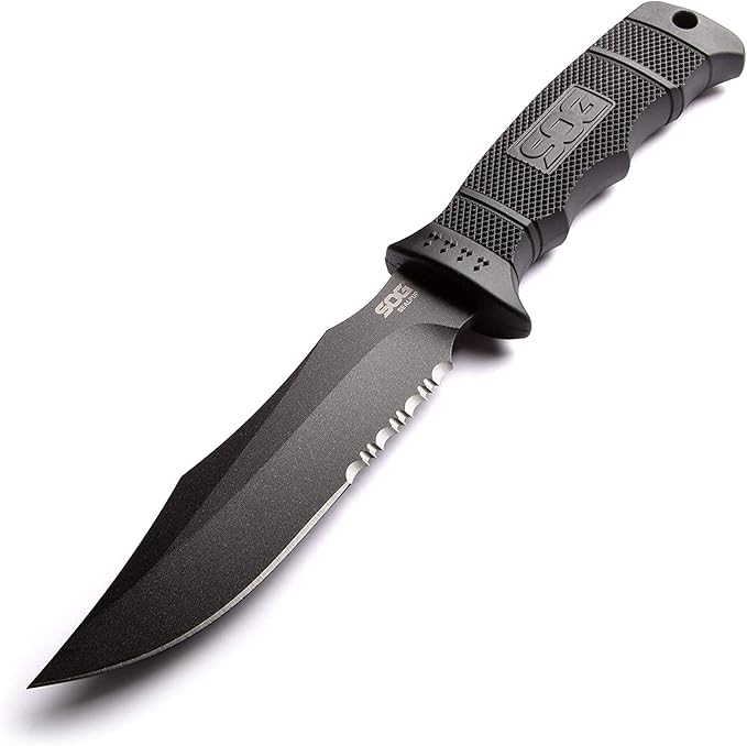 Fixed Blade Knives with Sheath - SEAL Pup Tactical Knife, Survival Knife and Hunting Knife w/ 4.75 Inch Blade and Knife Sheath