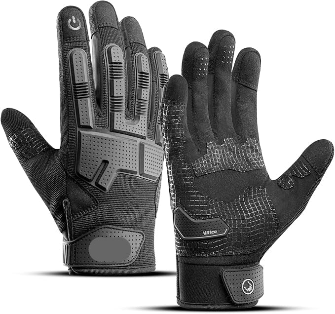 Tactical Gloves for Men Women Touch Screen Cushioning Palm Pads for MTB Mountain Bike Road Bike Bicycle Climbing