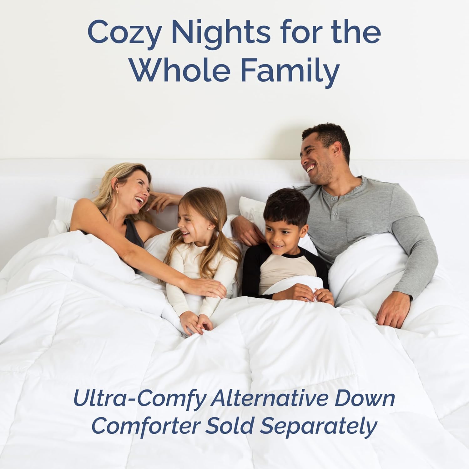 Bambaw Bamboo Bed Linen 135x200 cm, Summer Duvet Cover, Cooling Bedding 135x200, Skin-Friendly Allergy Duvet Cover, Sustainable and Environmentally Friendly 100% Bamboo Duvet Cover (White)