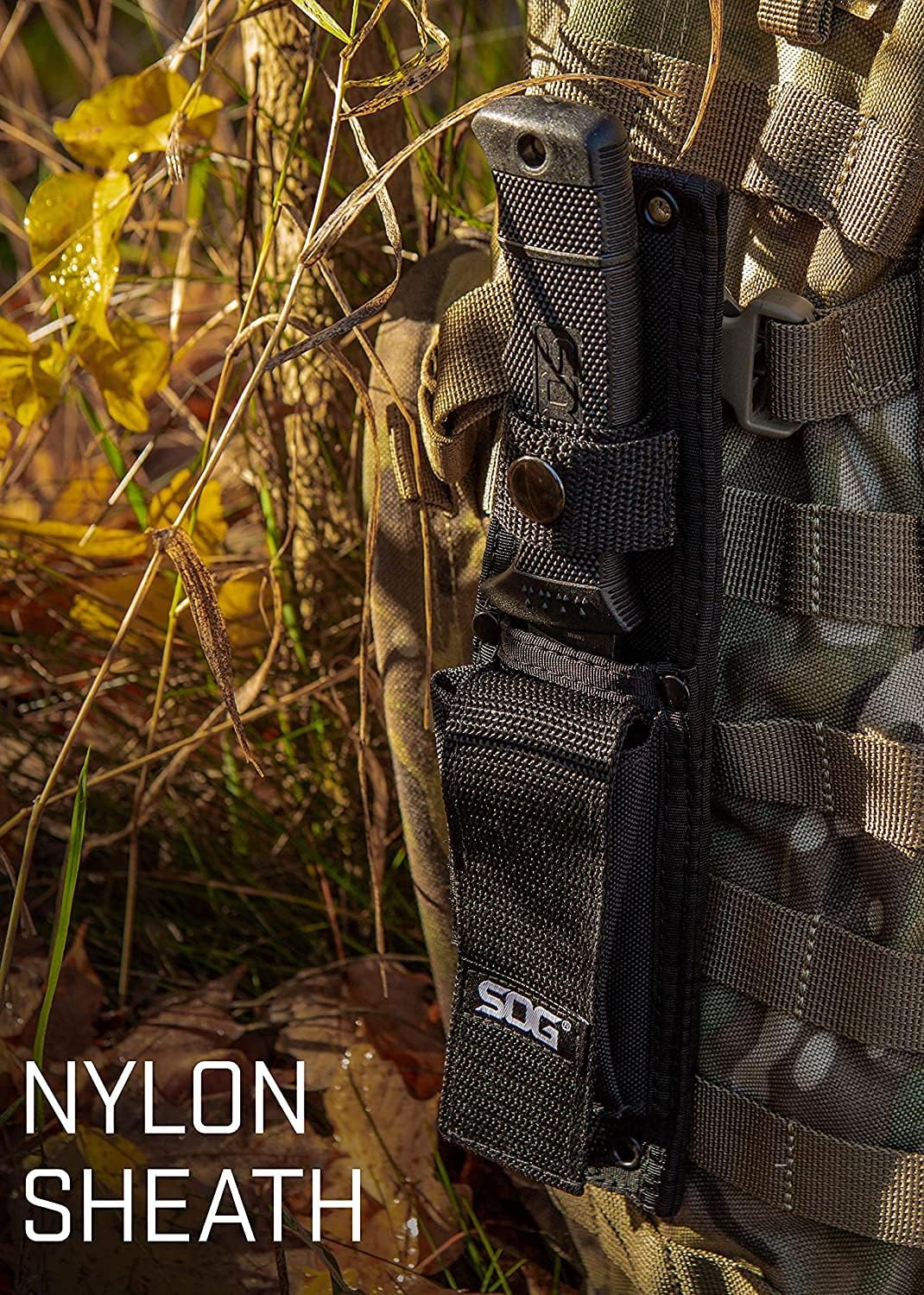 Fixed Blade Knives with Sheath - SEAL Pup Tactical Knife, Survival Knife and Hunting Knife w/ 4.75 Inch Blade and Knife Sheath