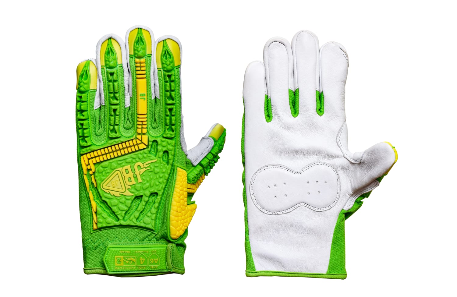 JB INDUSTRIE Work Gloves for Men - Cut-Resistant, Waterproof, Thermal Protection, Mechanic & Gardening Gloves, Safety Gloves (M)